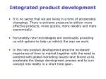 Integrated product development - slide 1