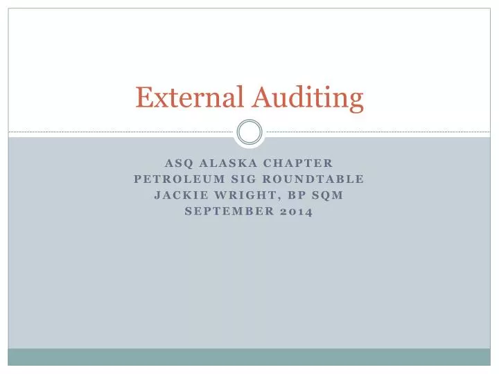 external auditing
