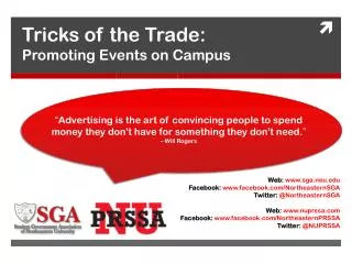 Tricks of the Trade: Promoting Events on Campus