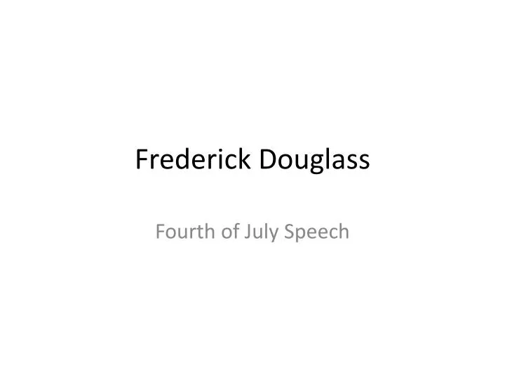 frederick douglass