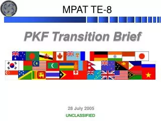 PKF Transition Brief