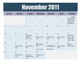 november 2011