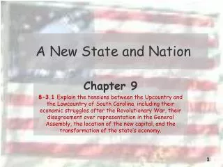 A New State and Nation