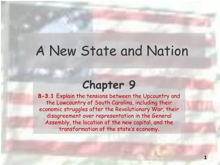 a new state and nation