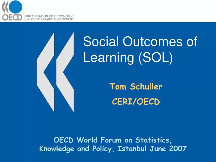 social outcomes of learning sol