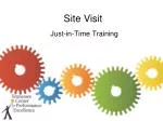 Site Visit - slide 1