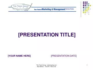 [PRESENTATION TITLE]