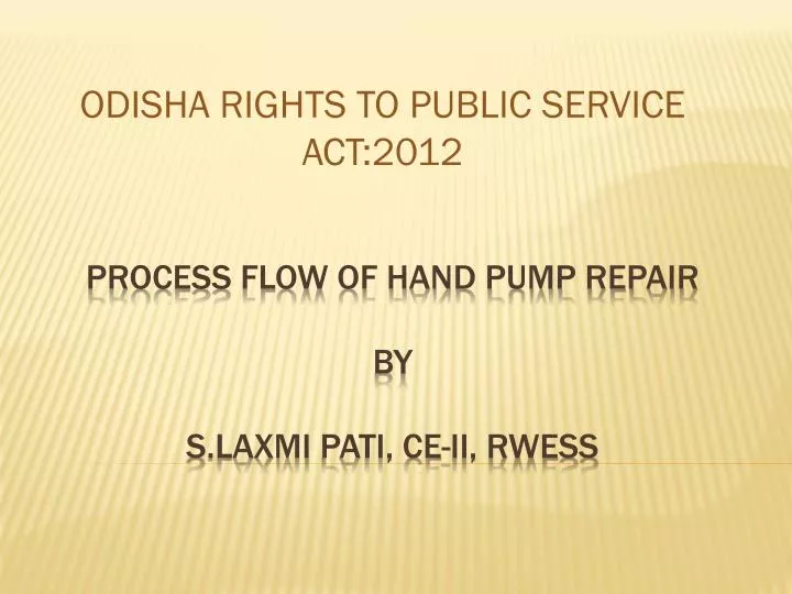 odisha rights to public service act 2012