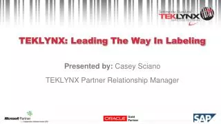 TEKLYNX: Leading The Way In Labeling