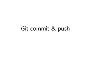 git commit push