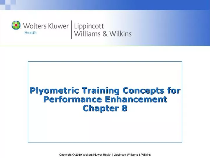 plyometric training concepts for performance enhancement chapter 8