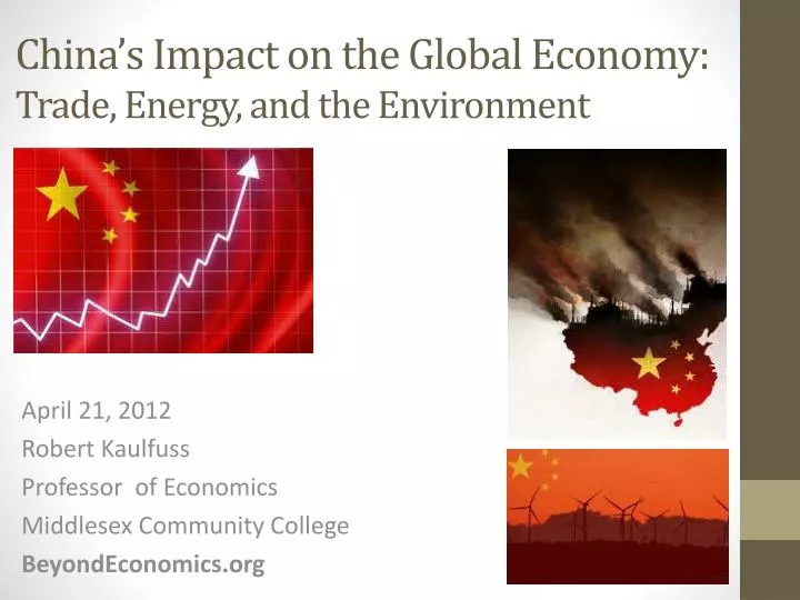 china s impact on the global economy trade energy and the environment