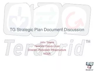 TG Strategic Plan Document Discussion