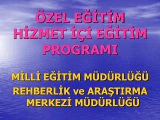 zel e t m h zmet e t m programi