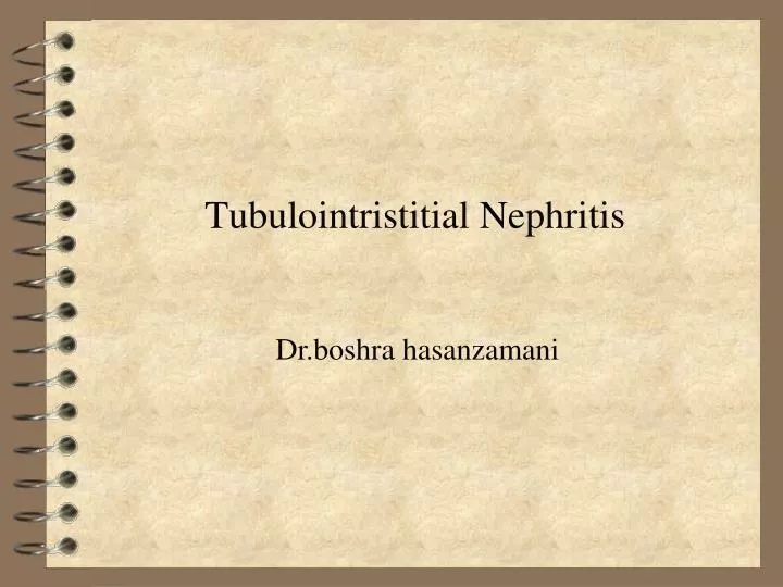 tubulointristitial nephritis