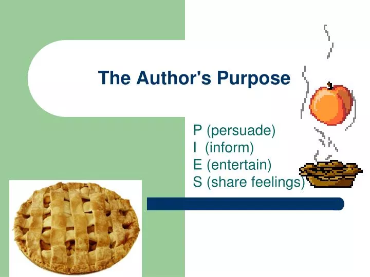 the author s purpose