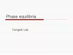 Phase equilibria - slide 1