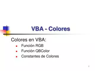 vba colores