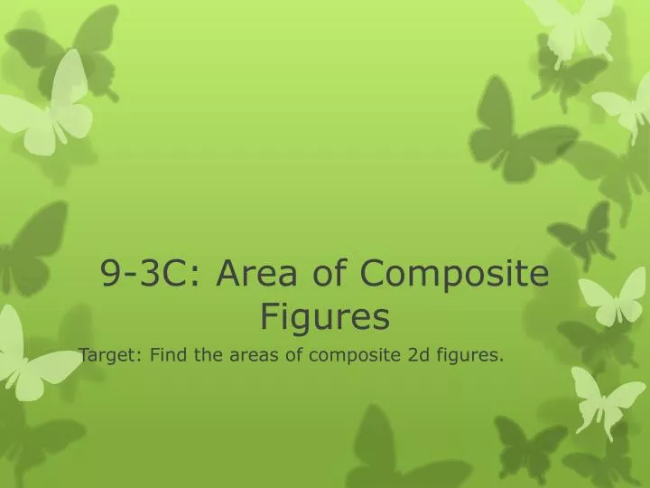 9 3c area of composite figures