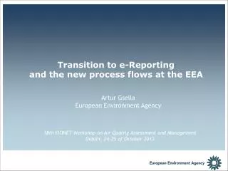 Artur Gsella European Environment Agency