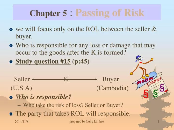 chapter 5 passing of risk