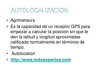 autolocalizacion