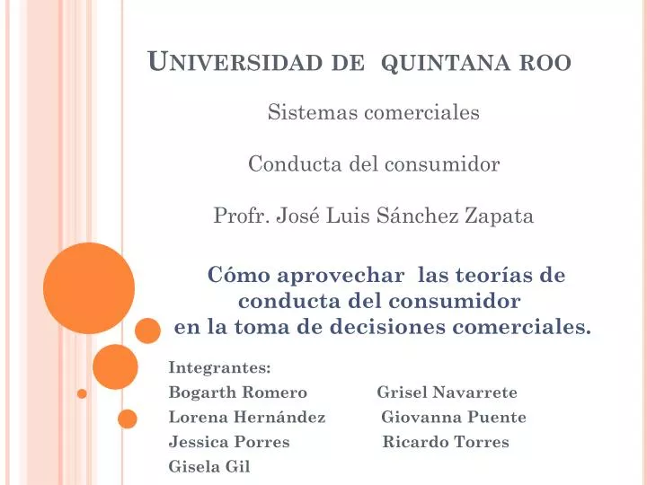 universidad de quintana roo