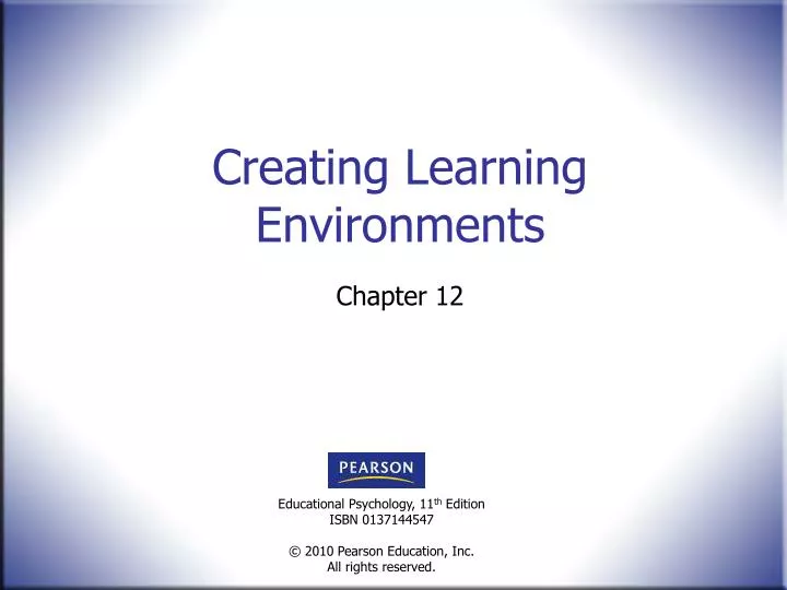 creating learning environments