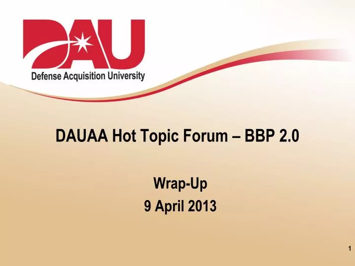 dauaa hot topic forum bbp 2 0