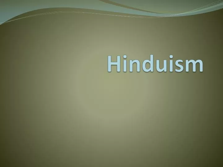 hinduism