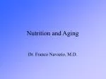 Nutrition and Aging - slide 1