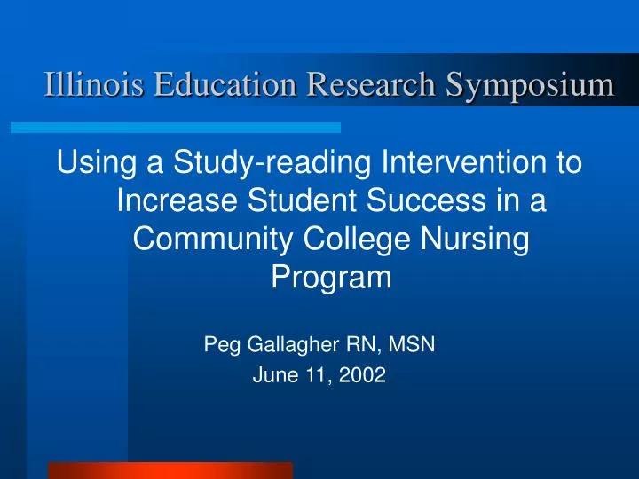 illinois education research symposium