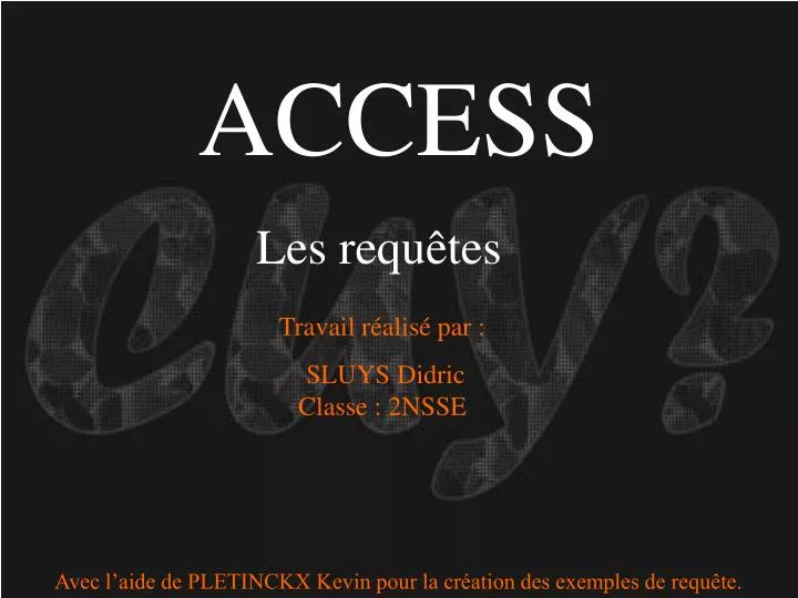 access