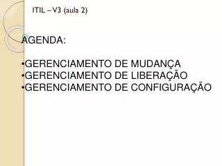 itil v3 aula 2