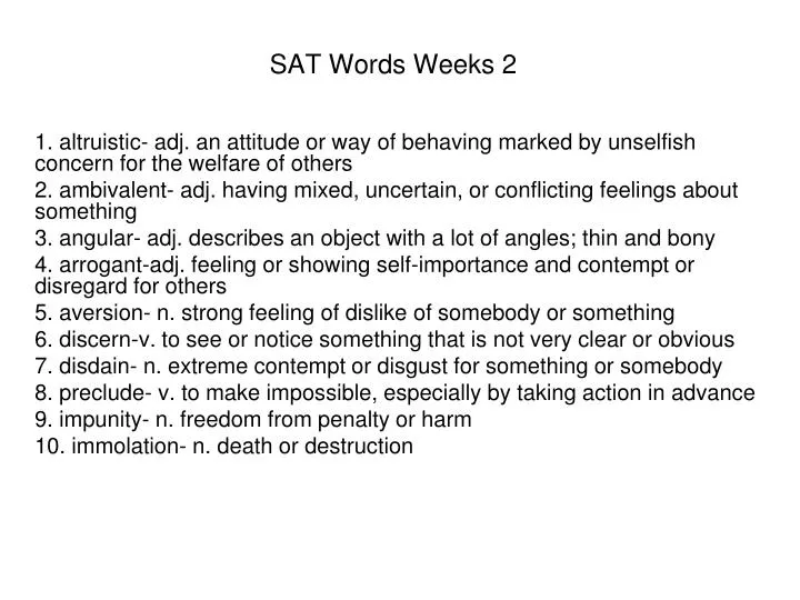sat words weeks 2