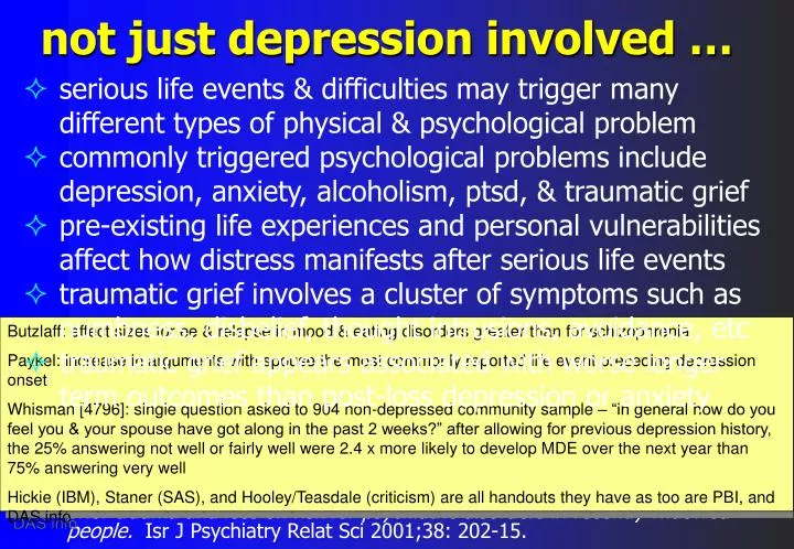 not just depression involved