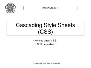 cascading style sheets css