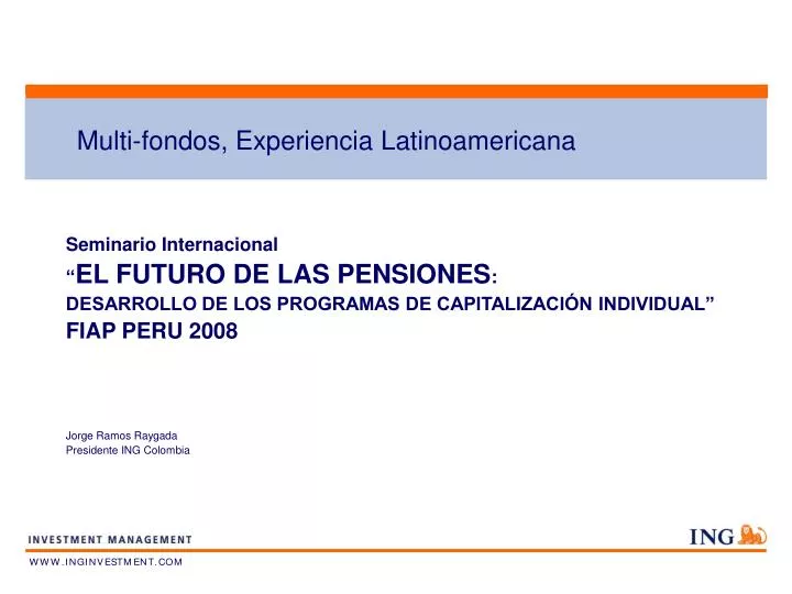 multi fondos experiencia latinoamericana