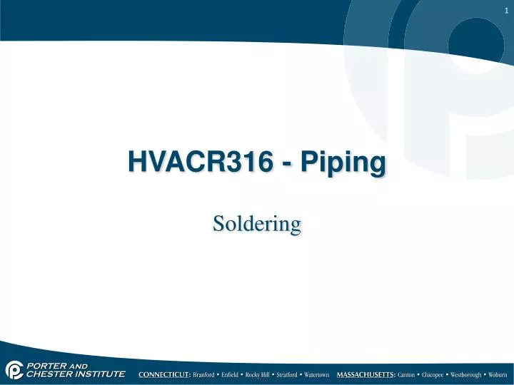 hvacr316 piping