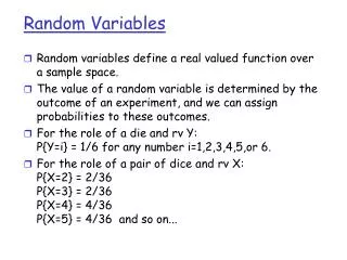 Random Variables