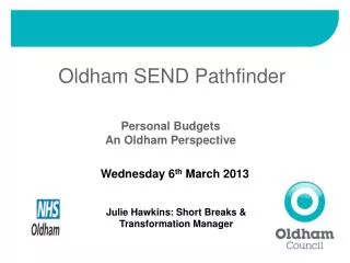 Oldham SEND Pathfinder