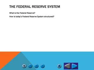 the federal reserve system