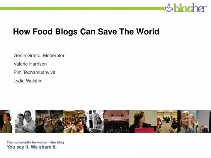 how food blogs can save the world