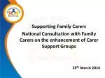 Supporting Family Carers