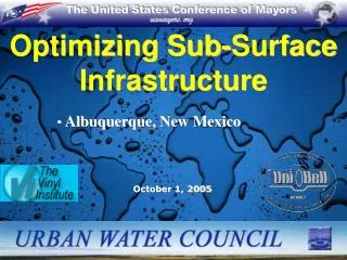 Optimizing Sub-Surface Infrastructure