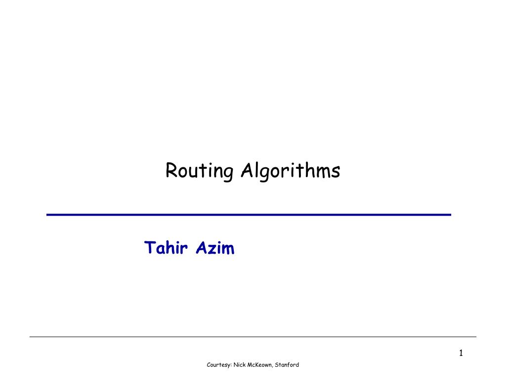 PPT - Routing Algorithms PowerPoint Presentation, free download - ID ...