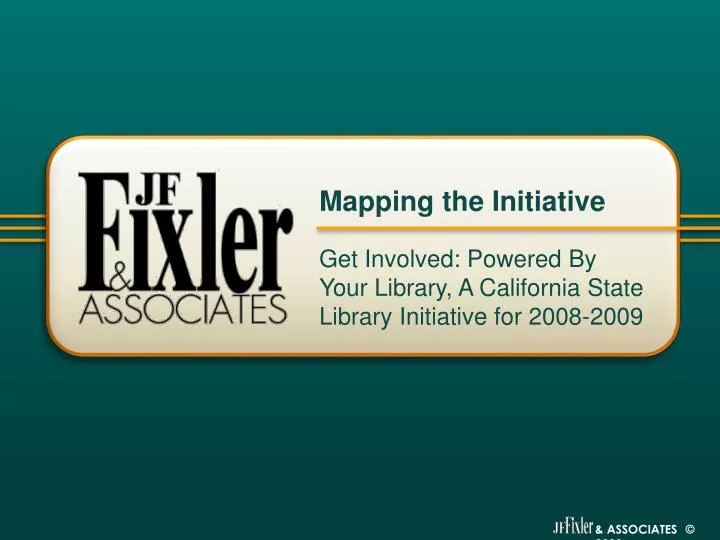 get involved powered by your library a california state library initiative for 2008 2009