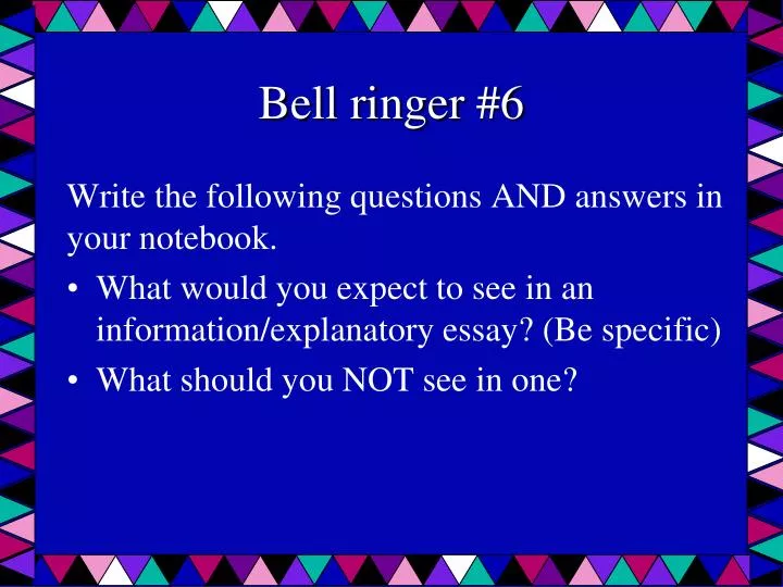 bell ringer 6