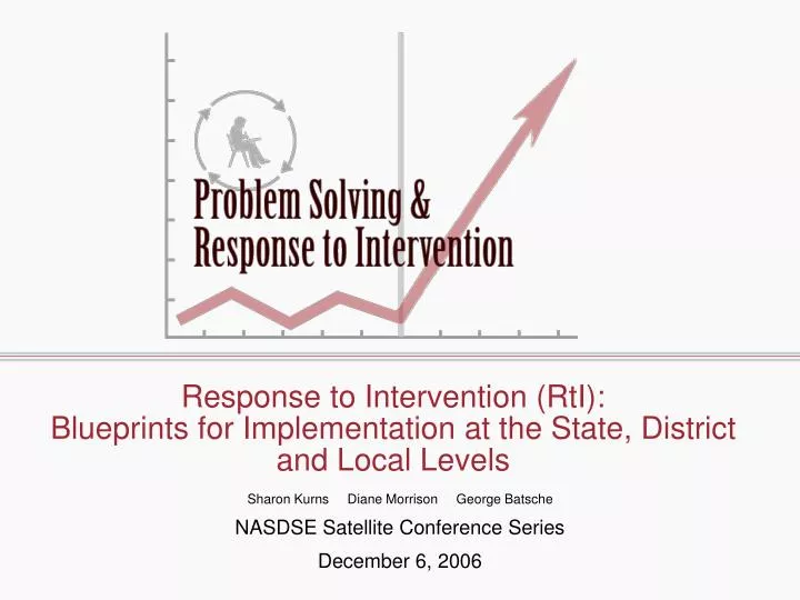 response to intervention rti blueprints for implementation at the state district and local levels