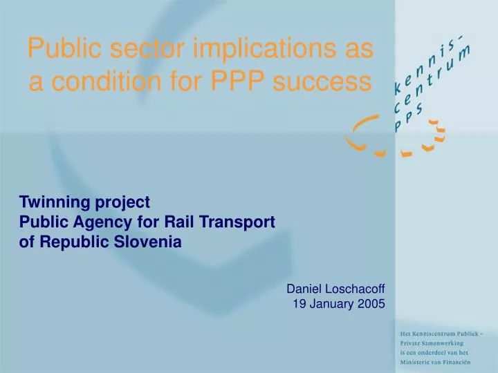 public sector implications as a condition for ppp success